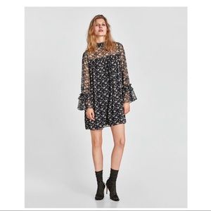 Zara floral dress